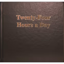 ISBN Twenty Four Hours a Day Larger Print, Anglais, Couverture rigide, 192 pages