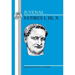 ISBN Juvenal: Satires I, III, X livre Education Anglais