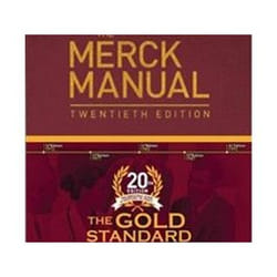 ISBN Merck Manual of Diagnosis and Therapy 20E livre Médical Anglais Couverture rigide