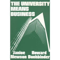 ISBN The University Means Business