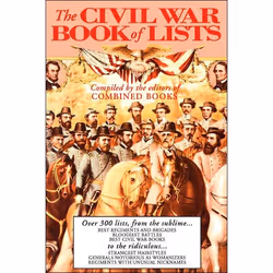 ISBN The Civil War Book Of Lists, histoire, Anglais, Livre broché, 240 pages
