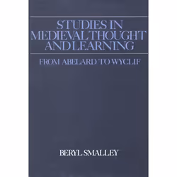ISBN Studies in Medieval Thought and Learning From Abelard to Wyclif, Anglais, Couverture rigide, 446 pages