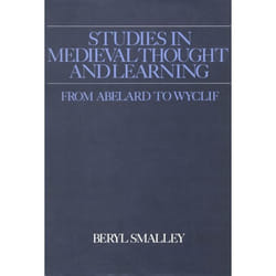 ISBN Studies in Medieval Thought and Learning From Abelard to Wyclif livre Anglais Couverture rigide 446 pages