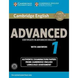 ADVANCED 1 STUDENT PACK : STUDENT BOOK WITH ANSWERS AND AUDIO CDS(2)