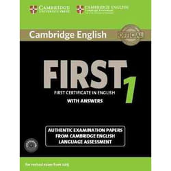FIRST 1 STUDENT PACK : STUDENT BOOK WITH ANSWERS AND AUDIO CDS(2)