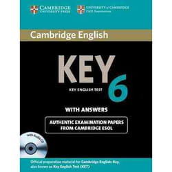 Cambridge English Key 6 Self-study Pack (Student's Book with Answers and Audio CD) (KET Practice Tests) - [Version Originale]