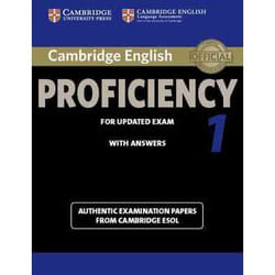 CAMBRIDGE ENGLISH PROFICIENCY 1 STUDENT BOOK WITH ANSWERS - FOR UPDATED EXAM