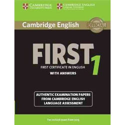 Cambridge English First 1 for Revised Exam from 2015 Students Book with Answers