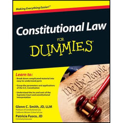 ISBN Constitutional Law For Dummies