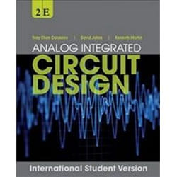 ISBN Analog Integrated Circuit Design 2e ISV