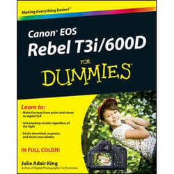 Wiley Canon EOS Rebel T3i / 600D For Dummies livre Photographie
