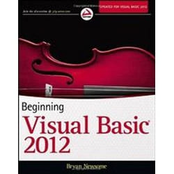 ISBN Beginning Visual Basic 2012 livre Education Anglais