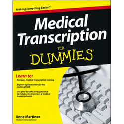 ISBN Medical Transcription For Dummies