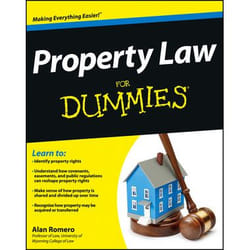 ISBN Property Law For Dummies