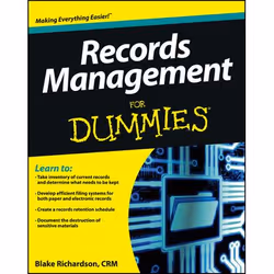 ISBN Records Management For Dummies, Anglais, Livre broché, 312 pages