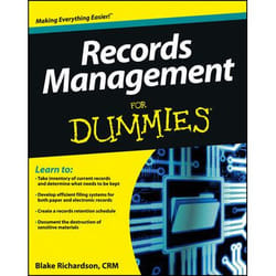 ISBN Records Management For Dummies