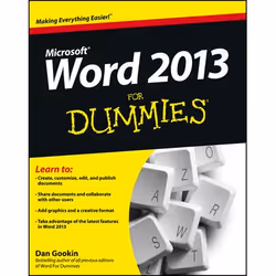 ISBN Word 2013 For Dummies, Anglais, Livre broché, 408 pages