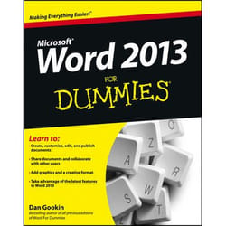 ISBN Word 2013 For Dummies
