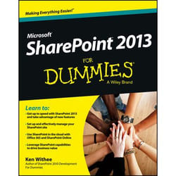 ISBN SharePoint 2013 For Dummies livre Anglais Livre broché 384 pages