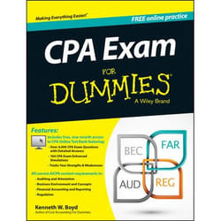 ISBN CPA Exam For Dummies