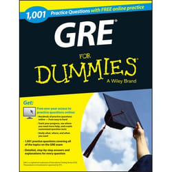 ISBN 1,001 GRE Practice Questions For Dummies (+ Free Online Practice)