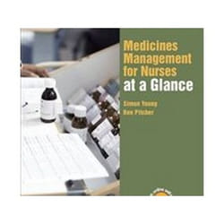 ISBN Medicines Management for Nurses at a Glance 1e livre Médical Anglais