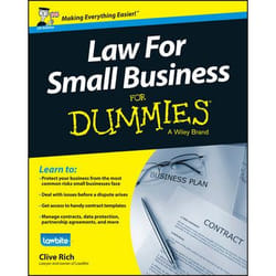 ISBN Law for Small Business For Dummies - UK, UK Edition