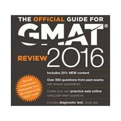 ISBN Official Guide for GMAT Review 2016 with Online Question Bank and Exclusive Video livre Éducatif Anglais