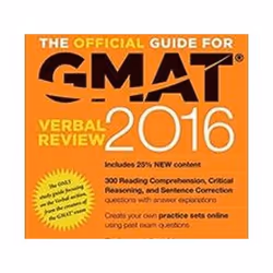 ISBN Official Guide for GMAT 2016 Verbal Review with Online Question Bank and Exclusive Video, Éducatif, Anglais, Livre broch ...