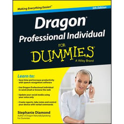 ISBN Dragon Professional Individual For Dummies, 5th Edition
