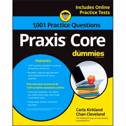 ISBN 1,001 Praxis Core Practice Questions For Dummies with Online Practice, Anglais, Livre broché, 528 pages