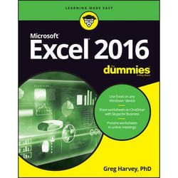 ISBN Excel 2016 For Dummies