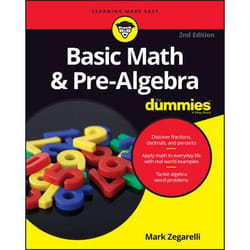 ISBN Basic Math and Pre-Algebra For Dummies, 2nd Edition