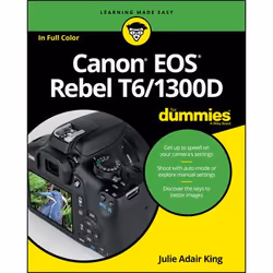 ISBN Canon EOS Rebel T6/1300D For Dummies, Anglais, Livre broché, 320 pages