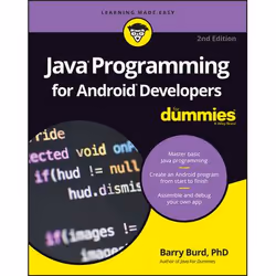 ISBN Java Programming for Android Developers For Dummies, 2nd Edition, Anglais, Livre broché, 456 pages