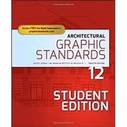 ISBN Architectural Graphic Standards 12e : Student Edition, Anglais, 688 pages