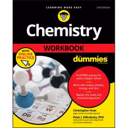 ISBN Chemistry Workbook For Dummies, 3rd Edition, Anglais, Livre broché, 312 pages
