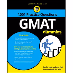ISBN 1,001 GMAT Practice Questions For Dummies, Anglais, Livre broché, 528 pages