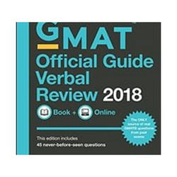 ISBN Official Guide for GMAT Verbal Review 2018 with Book + Online livre Éducatif Anglais