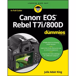 ISBN Canon EOS Rebel T7i/800D For Dummies, Anglais, Livre broché, 352 pages