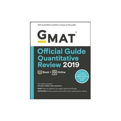 ISBN GMAT Official Guide 2019 Quantitative Review: Book + Online livre Education Anglais
