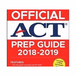 ISBN Official ACT Prep Guide, 2018-2019 Edition, Éducatif, Anglais, Livre broché, 864 pages