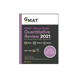 ISBN GMAT Official Guide Quantitative Review 2021 - Book + Online livre Education Anglais