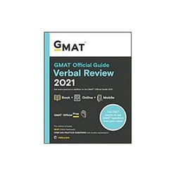 ISBN GMAT Official Guide Verbal Review 2021 - Book + Online livre Education Anglais