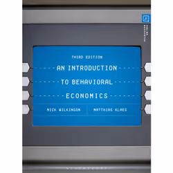 ISBN An Introduction to Behavioral Economics, Anglais, Livre broché, 616 pages