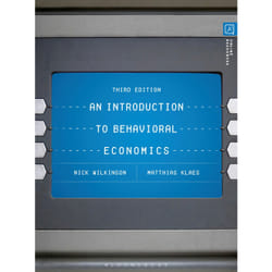 ISBN An Introduction to Behavioral Economics