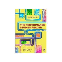 ISBN Performance Studies Reader 3e livre Théatre Anglais