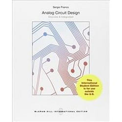 ISBN Analog Circuit Design : Discrete & Integrated