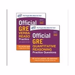 ISBN Official GRE Value Combo, Éducatif, Anglais, Livre broché