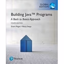 ISBN Building Java Programs 4e : A Back to Basics Approach, Education, Anglais, 1224 pages